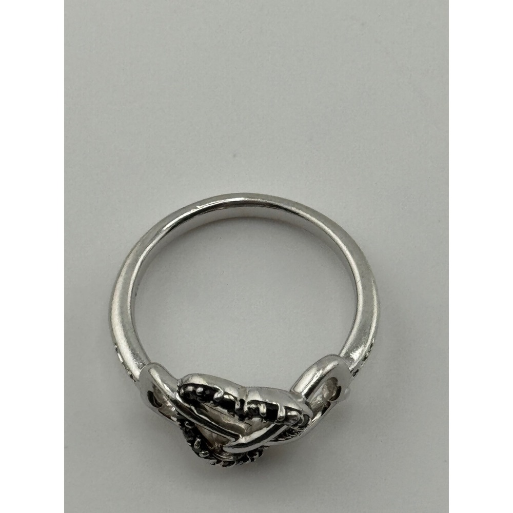 JWBR Sterling Silver Heart Infinity Ring‎ Size 7 - Picture 7 of 14